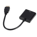 HDMI-compatible VGA Cable Converter 3 5 Audio Power Supply Adapter