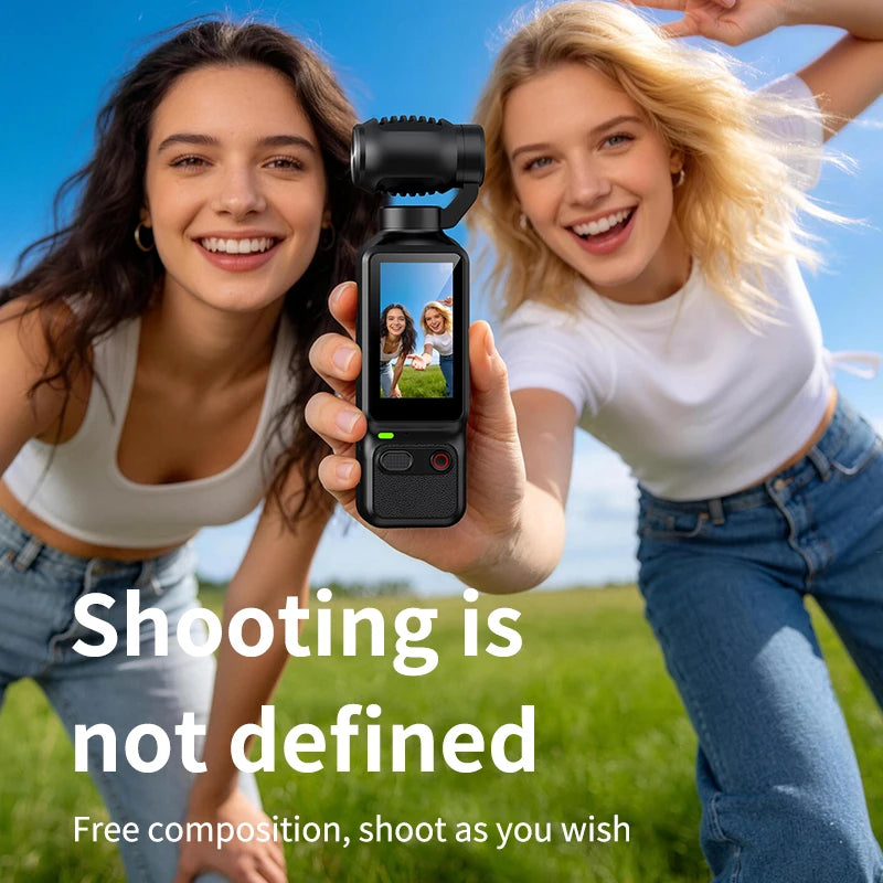 Handheld Action Camera 4K Pocket Vlogging 180 Rotating Screen Zpaxo