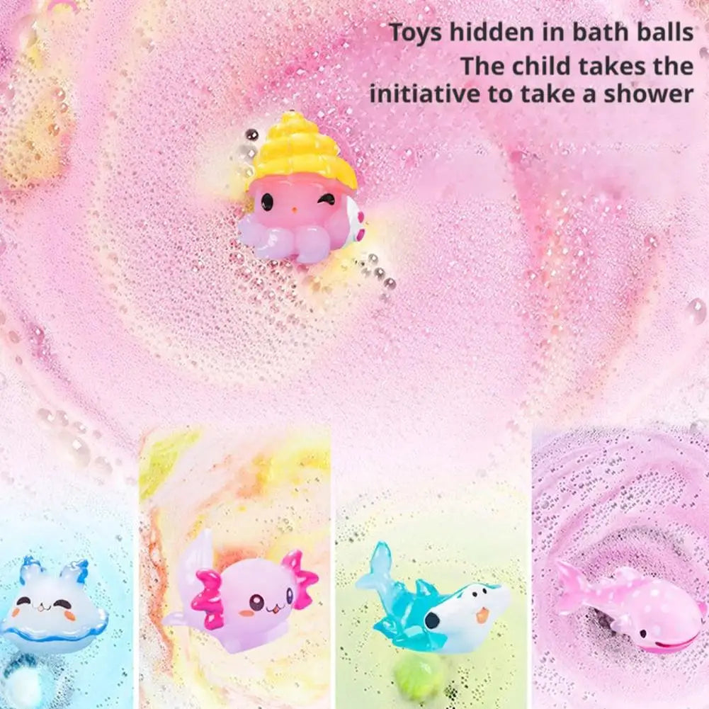 12-Piece Bath Bomb Set with Surprise Toys | Natural Bubbles & Scent Bath Bomb Gift Set Zpaxo
