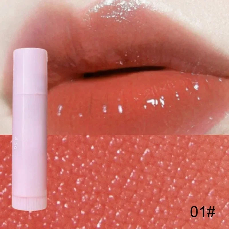 Moisturizing Lipstick Lip Balm Waterproof Nourish Non-greasy Gloss