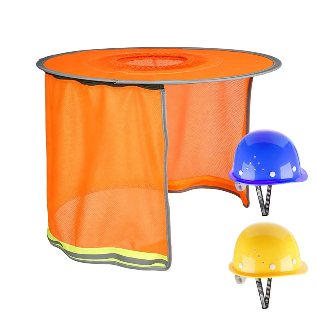 Hard Hat Visor Hard Hat Sunshade Construction Sun Protection Breathable Cooling Safety Helmets Accessories for Material Handling Zpaxo