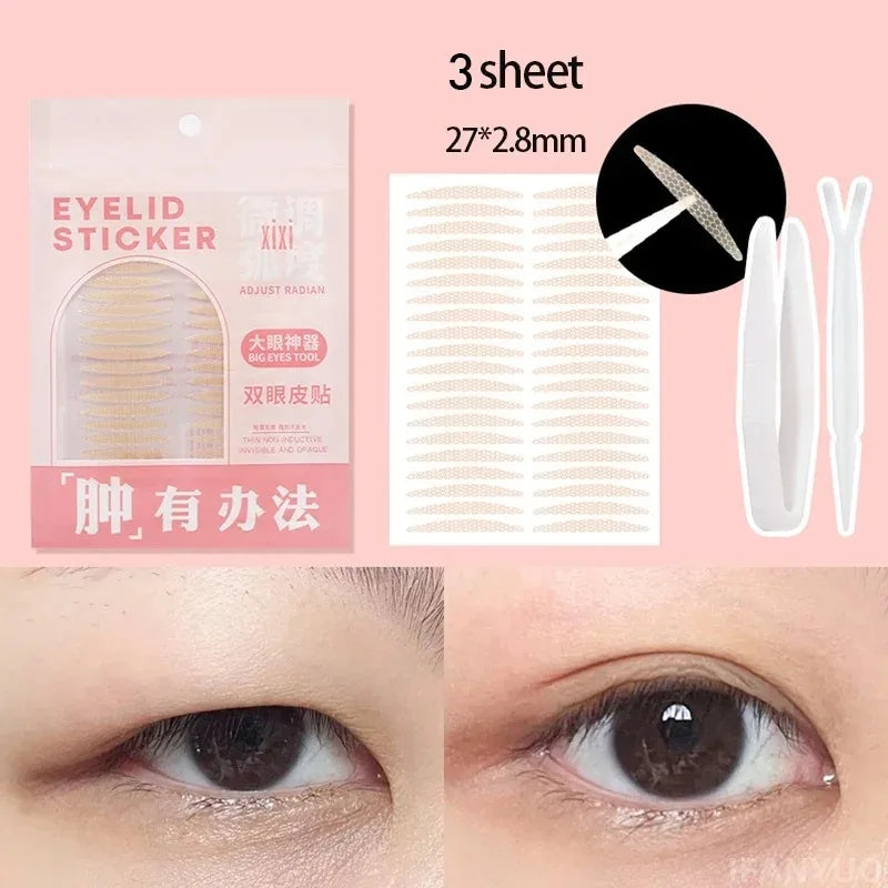 5Sheet Double Fold Eyelid Tapes Sticker Eye Lift Self-adhesive Lace
