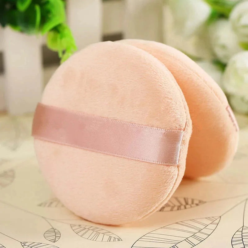 Soft Velvet Powder Puff – Double-Sided Makeup Sponge Set