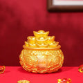 1Pcs Prosperity Sculpture Centerpiece Treasure Basin Statue For Office Shelf Desk Tabletop Art Craft Ornament Home Decorations Zpaxo A6