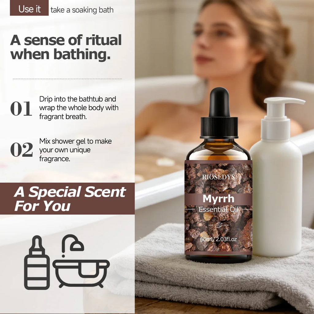 MYRRH ESSENTIAL OIL Has Deep Nourishing Moisturizing Effects Making Zpaxo