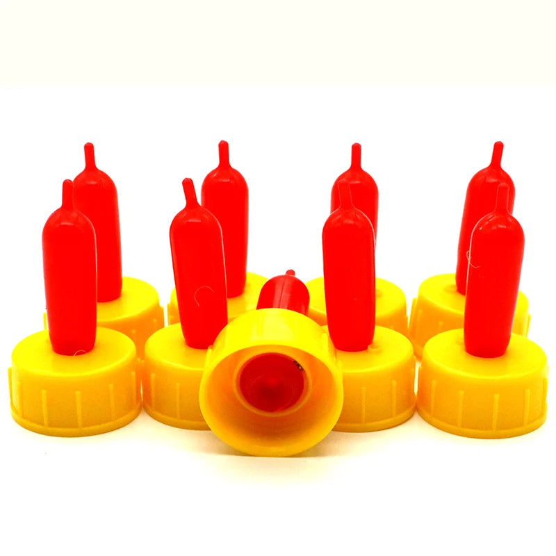 Sheep Milk Drinking Nipple Lamb Plastic Connect Screw Sprite Coke