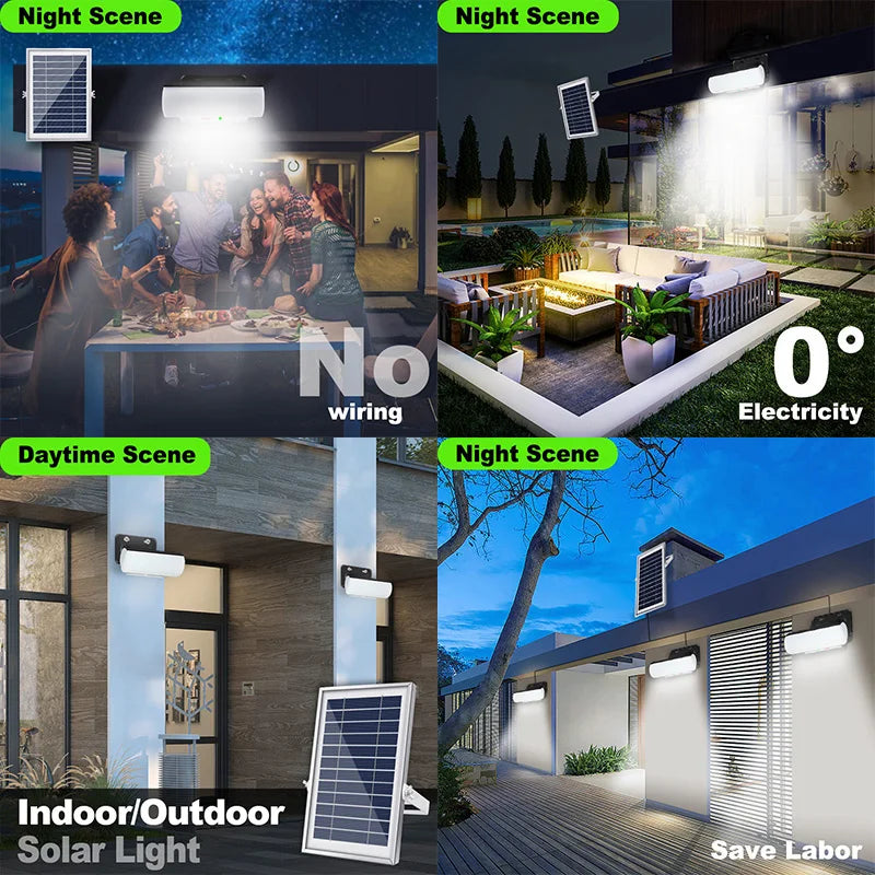 Outdoor Solar Lamp Motion Detector Dimmable 2700K 4500K 6000K Indoor Zpaxo