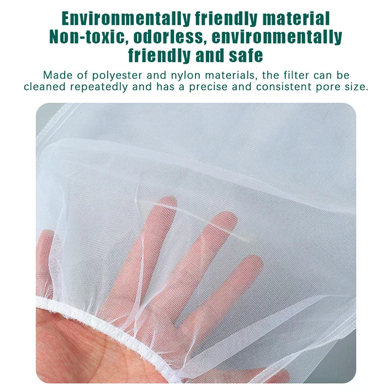 5Pcs Nylon Paint Strainer Bags Top Opening Paint Strainer Bags Paint Screen Net Home Decoration Paint Screen Net Filter Bag Zpaxo