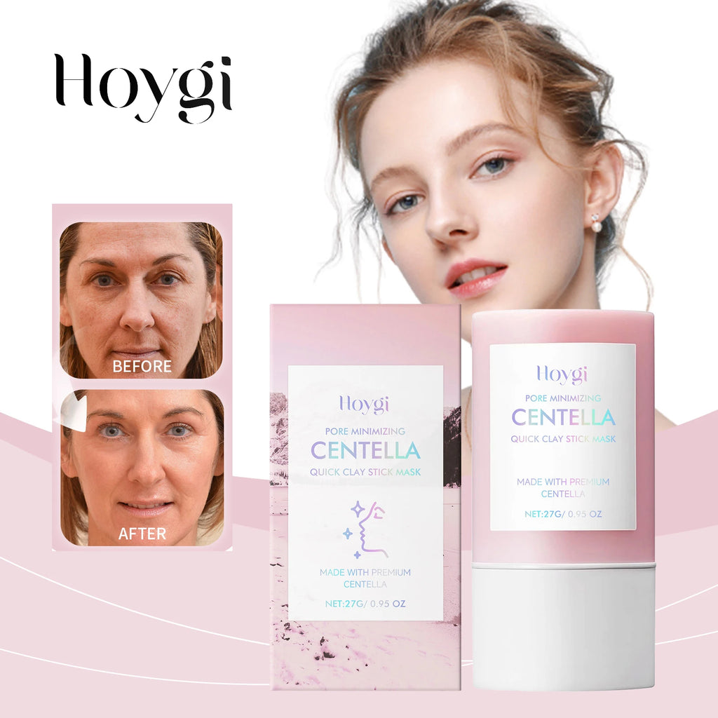Hoygi Centella Asiatica Clay Mask Stick Soothing Calming Detoxifying Hydrating Anti-irritation Easy Application All Skin Types Zpaxo
