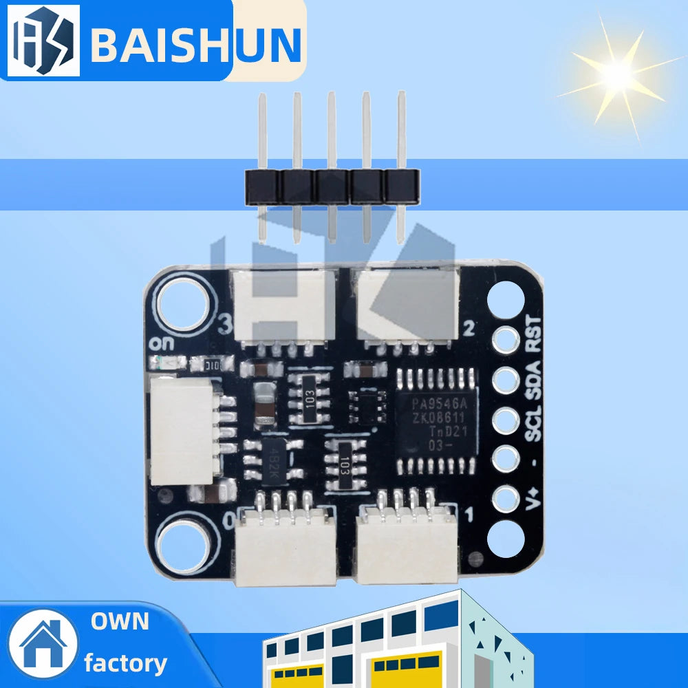 PCA9546 4 Channel I2C Multiplexer, TCA9546A Compatible STEMMA QT Qwiic Board for DIY Electronics Zpaxo PCA9546 1pc