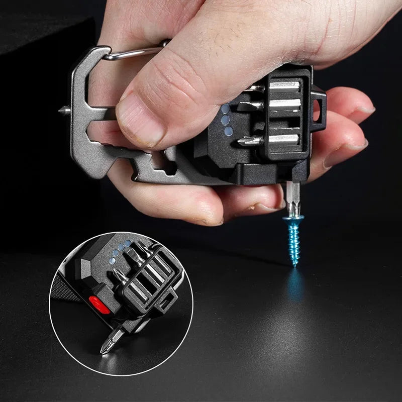 ESMARTER COB Keychain Light – 8-Mode Rechargeable LED Torch