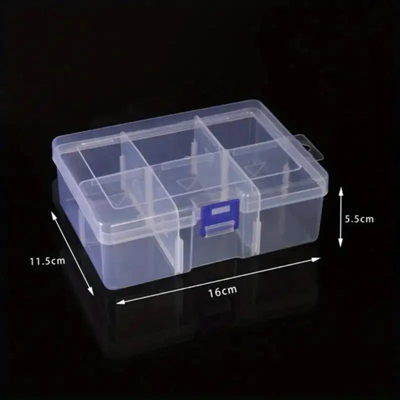 Transparent plastic storage box-dustproof and waterproof storage box for storing screwdrivers tools/jewelry with clear vision Zpaxo