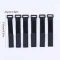 6Pcs Fastening Cable Straps Reusable Cable Ties Molle Accessories Adjustable Securing Straps Nylon Hook and Loop Cord Ties Zpaxo J230856-A-W-6 as picture show