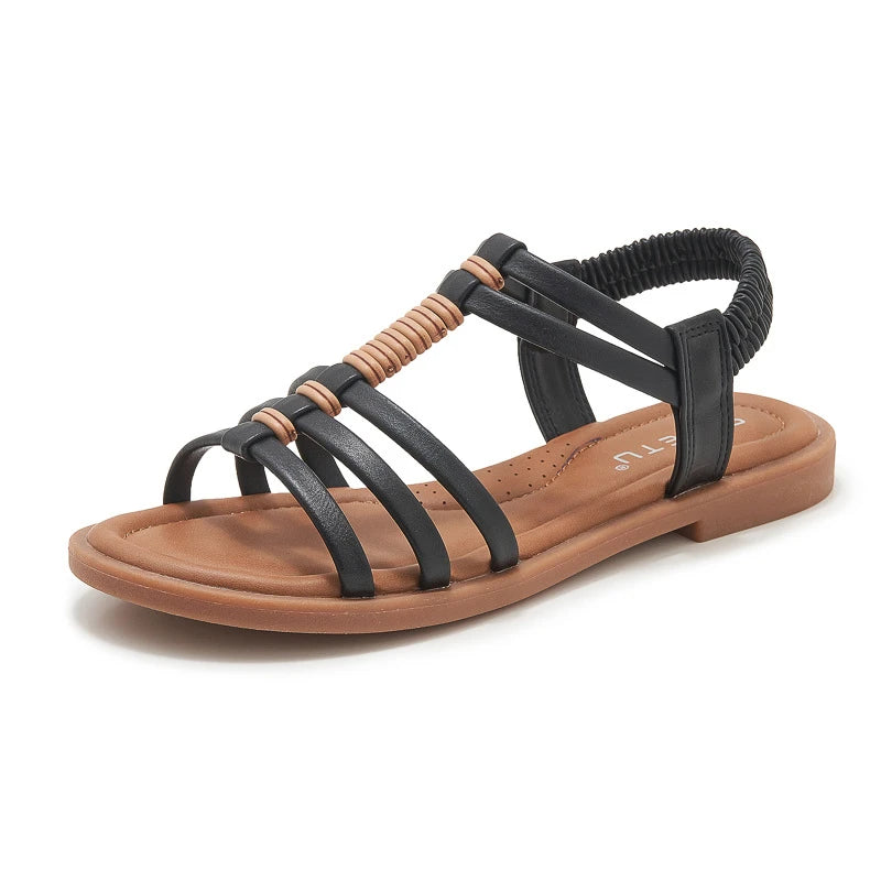 Bohemian National Versatile Fashion Trend Flat Sandals Women's Zpaxo