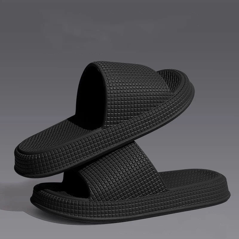 Summer Fashion Slippers Men EVA Soft Sole Non-slip Slides Indoor