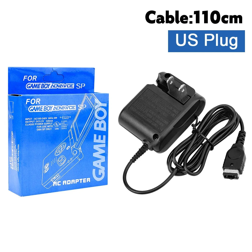 5.2V Home Wall Travel Charger AC Adapter for Nintendo DS NDS GBA SP Gameboy Advance SP - Power Supply Charging Cable EU/US Plug Zpaxo US Plug