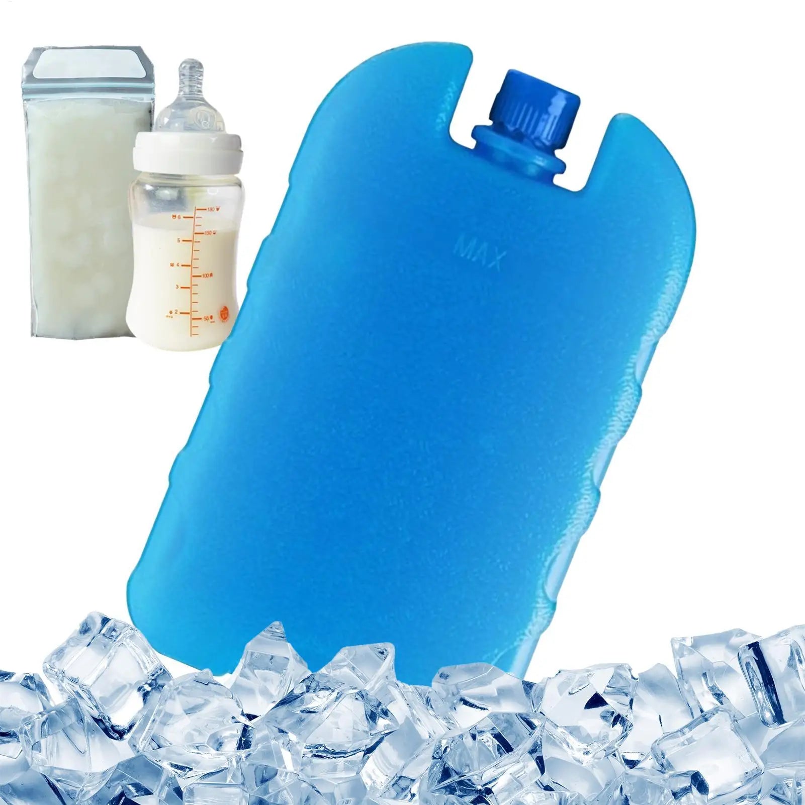 Reusable Cooler Ice Pack – Long-Lasting Portable Cold Pack Reusable Ice Pack Zpaxo