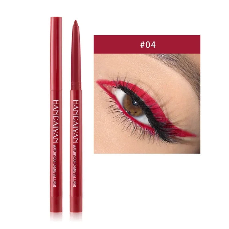 Matte Colorful Eye Liner Pen 20 Colors Eyeliner Gel Pencils Long Zpaxo 4