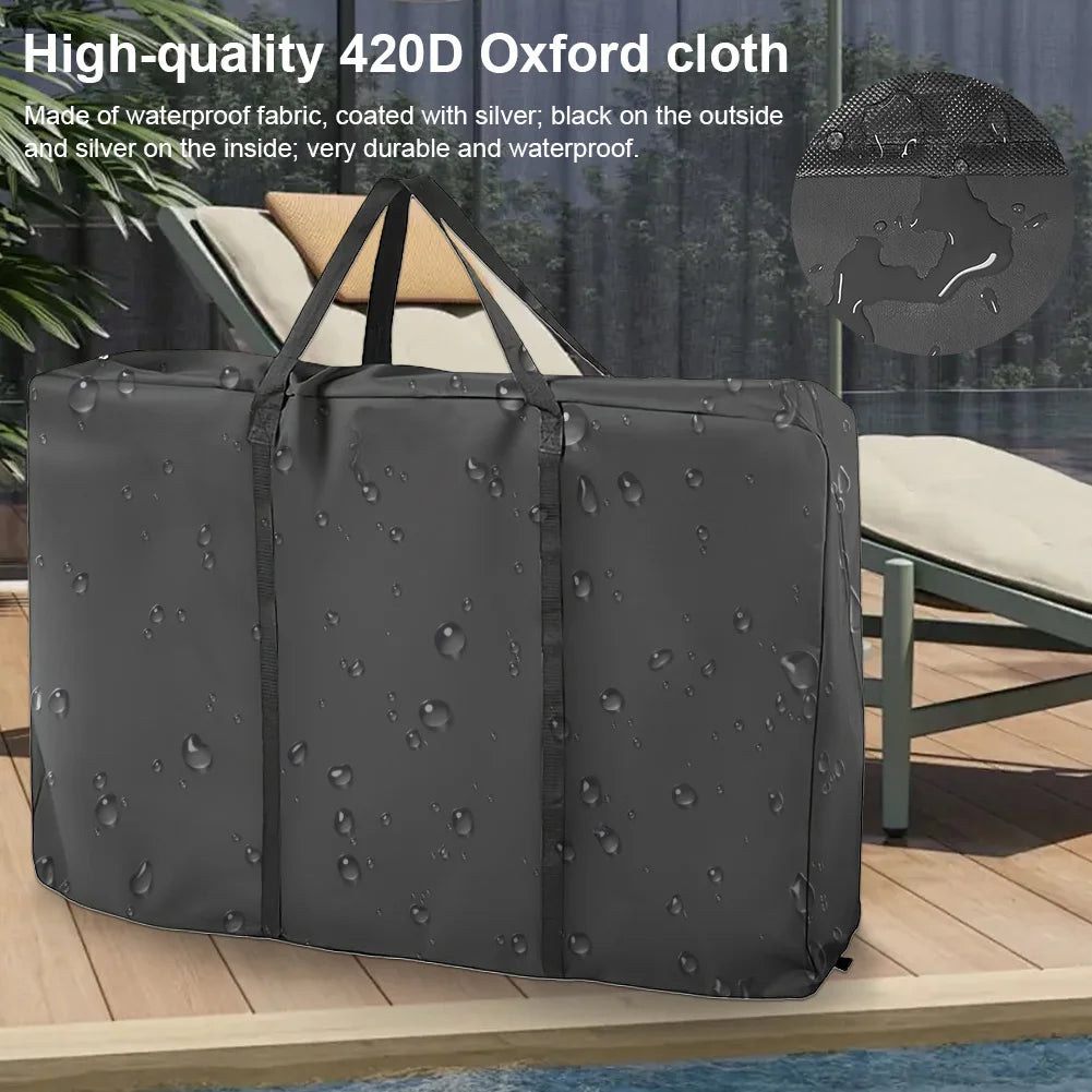 Foldable Wheelchair Bag Waterproof Oxford Cloth Storage Large