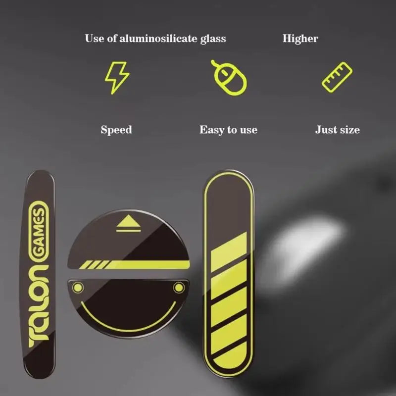 652F White Glass Mouse Feet Skates 3 3S Enhances Tracking Durability Zpaxo