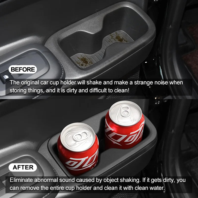 Car Door Storage Side Cup Seat Cover Accessories Modification