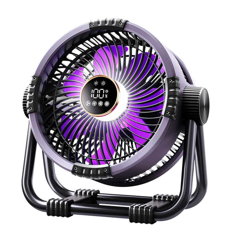 Camping Fan 20000mAh Rechargeable Portable Outdoor Air Circulators