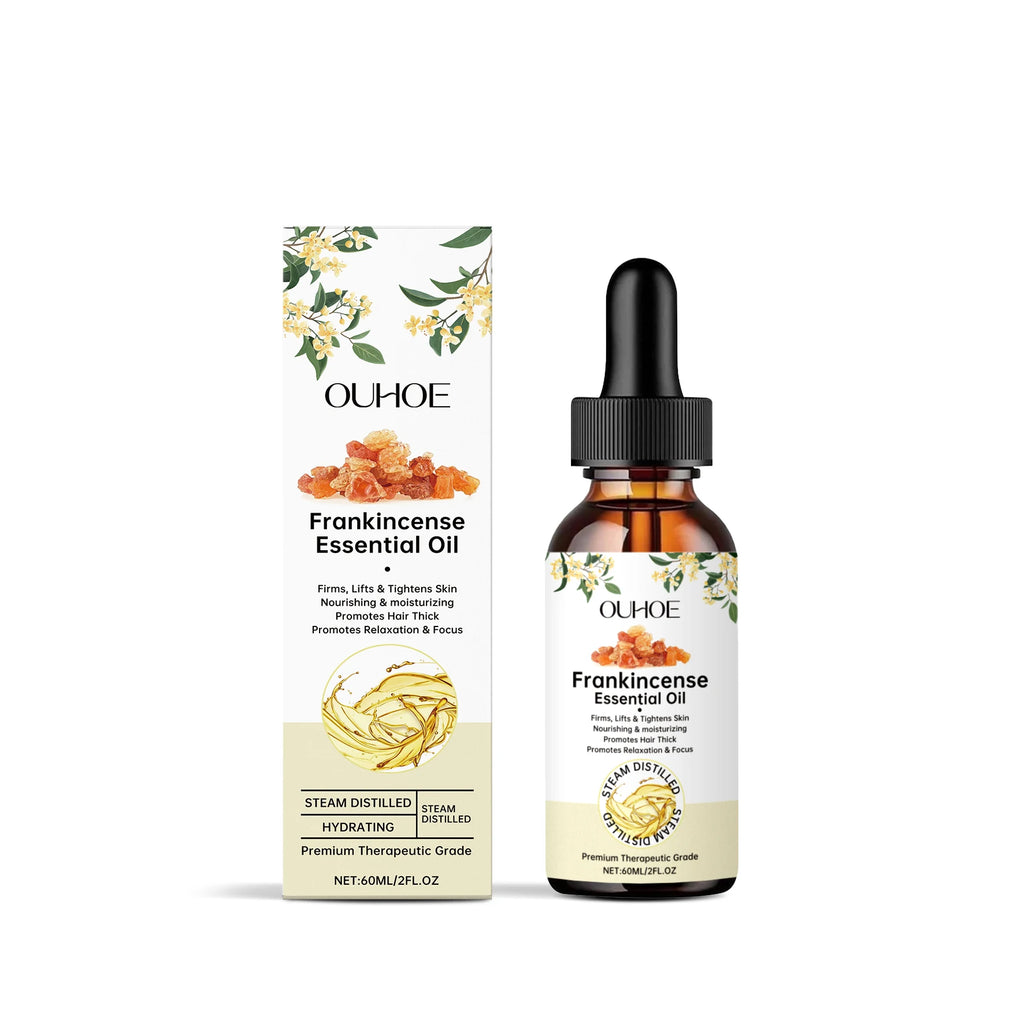 Frankincense Essential Oil Moisturizing Repair Nourish Scalp Hydrating Body Massage Relaxation Face Dry Damaged Hair Skin Care Zpaxo 60ml boxed 60ml boxed