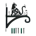 Heavy Duty Iron Wall Plant Bracket – Animal Silhouette Hanger Wall Plant Bracket Zpaxo Cat