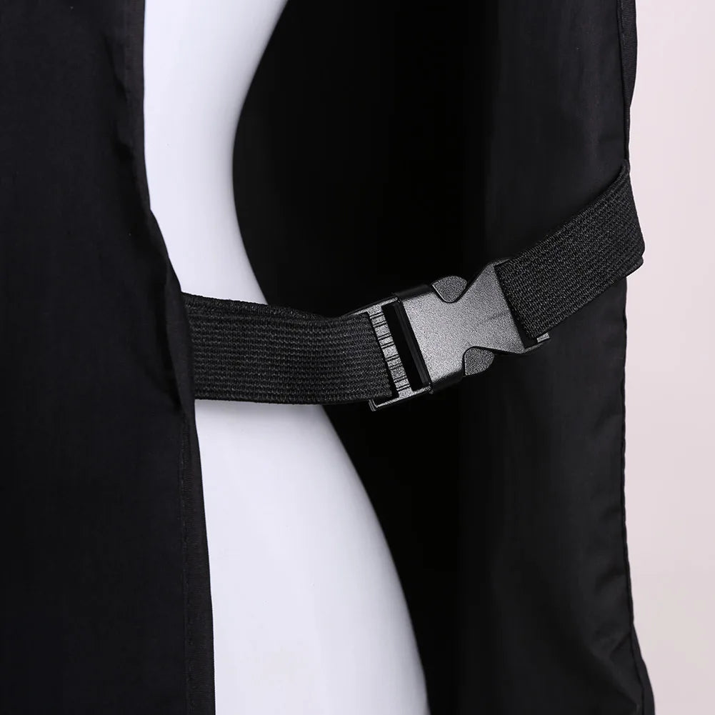 Double-sided Cooking Kitchen Hairdresser Aprons Buckle Design Nylon