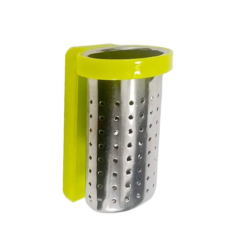 Creative Hanging Tea Infuser Food Grade Stainless Steel Clip On Cup Tea Strainer for Loose Leaf Tea Lovers Gifts Zpaxo Yellow