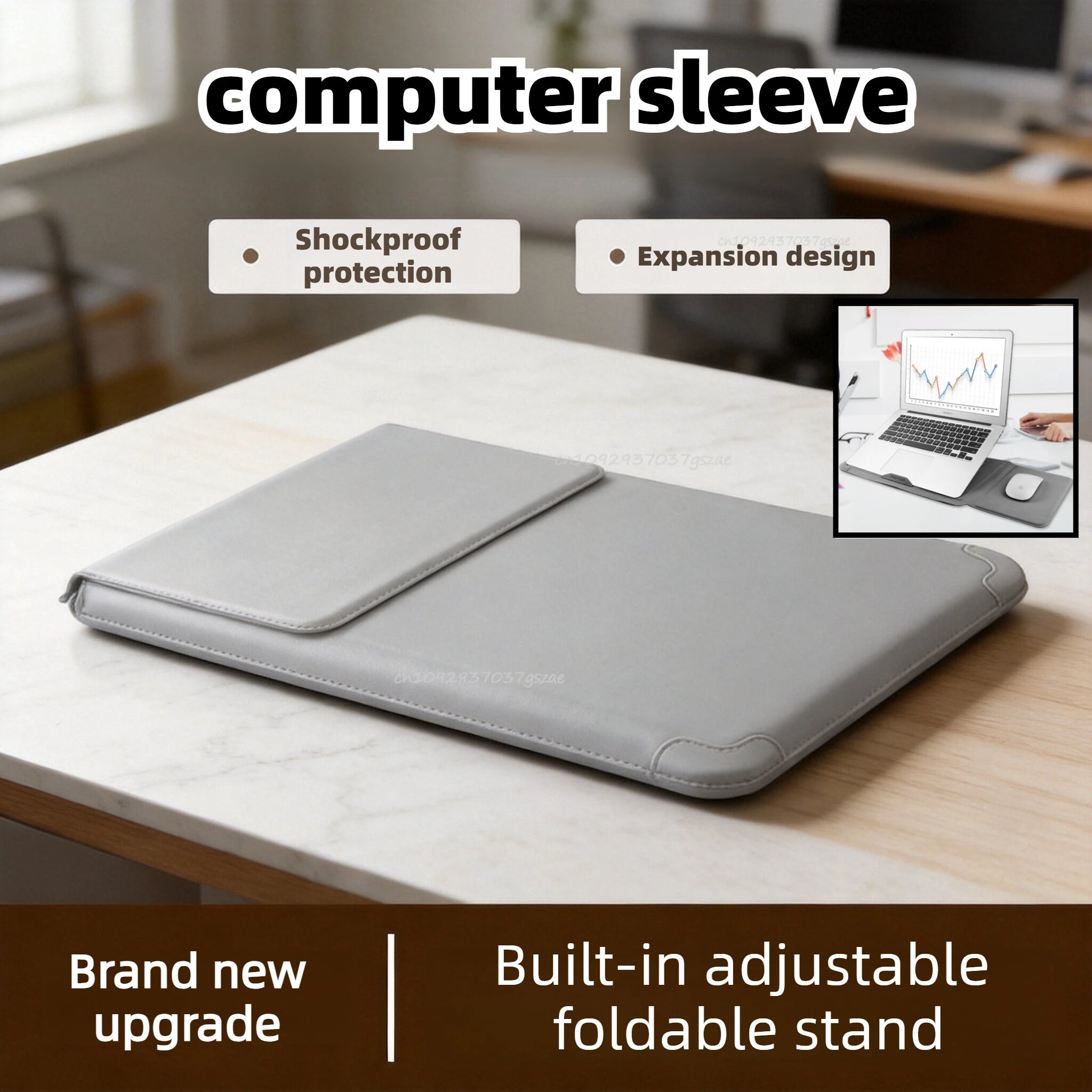 Laptop Protective bag Laptop Cushion Table bag for Laptop with Computer Data Cable Storage Bag Business Travel Portable Zpaxo