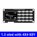 I2C OLED Display Module 128x64 SSD1306 SH1106 3 3V 5V Compatible Zpaxo white with button