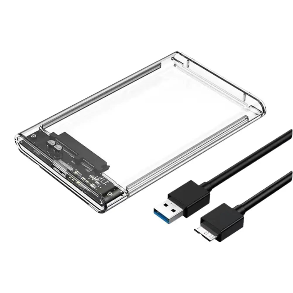 USB 3.0 & USB-C 2.5" SATA Hard Drive Enclosure – 5Gbps Hard Drive Enclosure Zpaxo Micro B-USB A