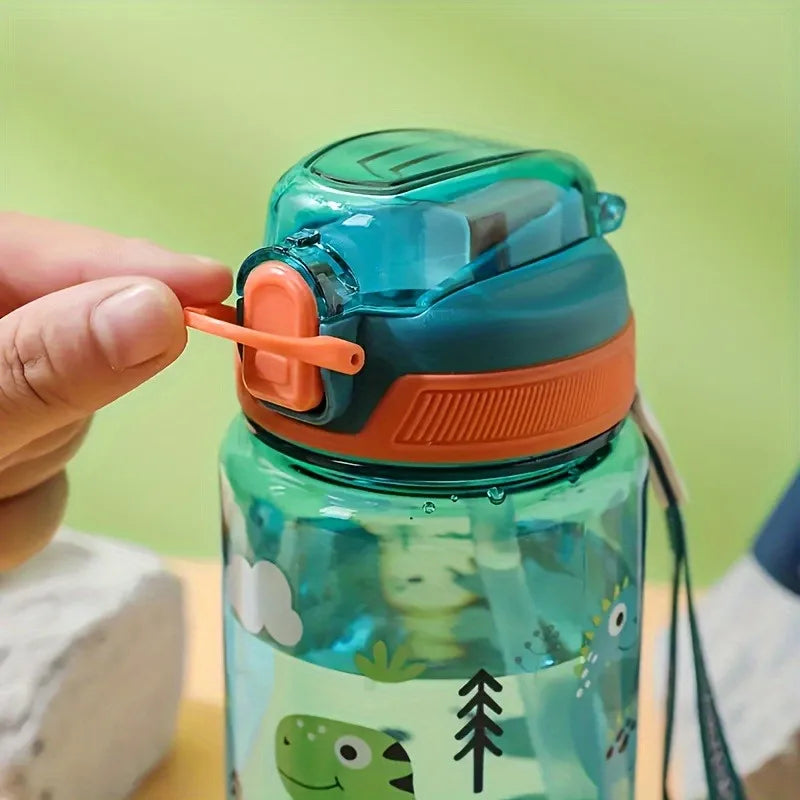 BPA Free Plastic Water Bottle Portable Leak Proof Sports Bottle 600ml Lightweight Reusable Drinking Bottle for Gym Fitness Outdo Zpaxo