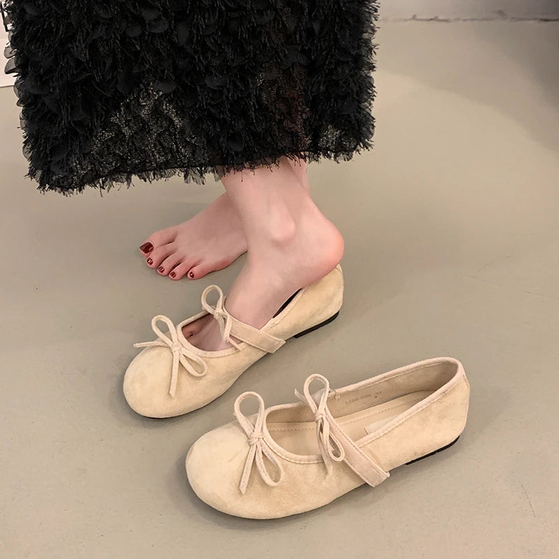Women's Fashion Inner Increase Heel Shoes Spring Square Head Shallow Zpaxo 40 Beige