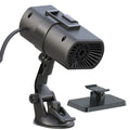 12V 150W Frost Snow Mist Removal Machine Adjustable Window Windshield Defrosting Heater Portable Car Heater for Vehicles Zpaxo Black