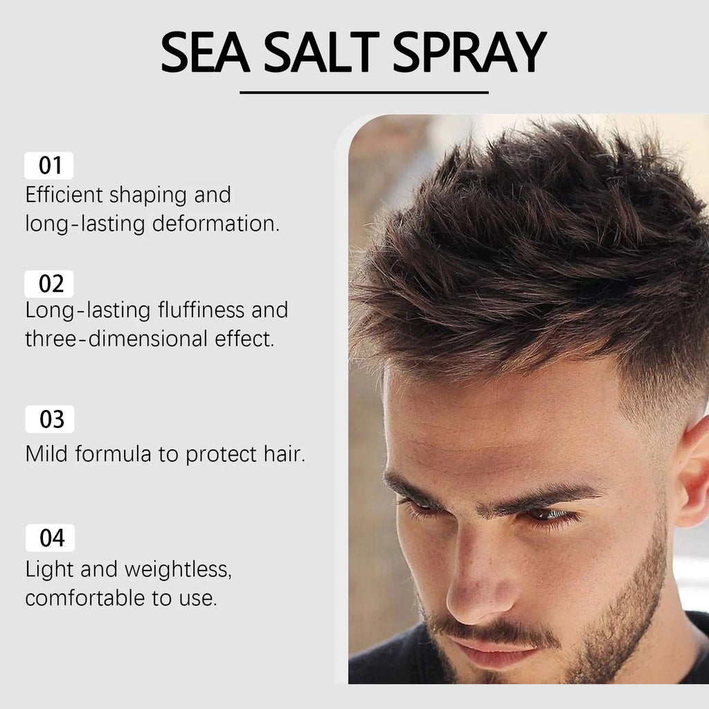 Sea Salt Styling Spray Long Lasting Strong Hold That Won T Flatten Or Grease Hair Lightweight Fluffy Foam Mousse Zpaxo