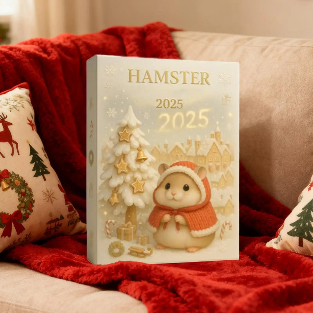 Hamster Advent Calendar 2025 24 Days 2D Acrylic Christmas Tree