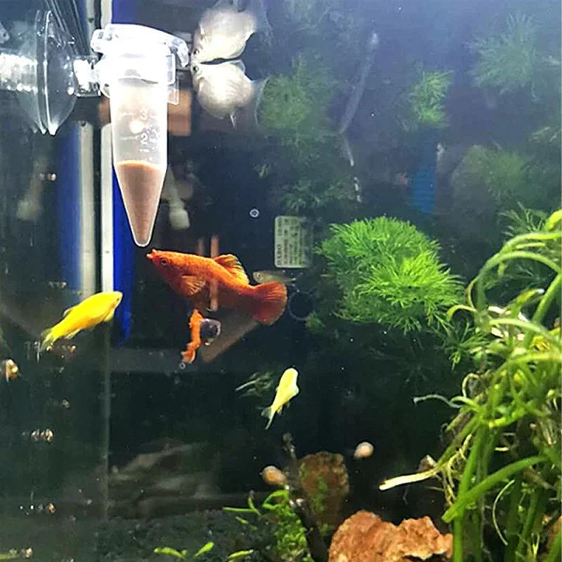 Automatic Fish Feeder Cone Shrimp Egg Worm Funnel Cup Feeding Tool