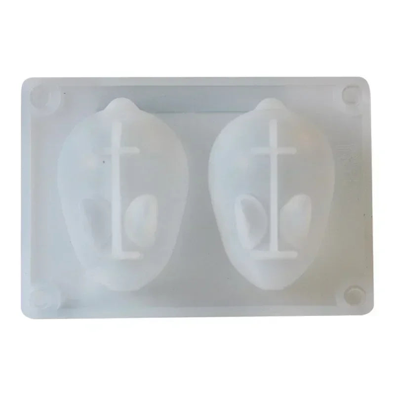 3D Rabbit Silicone Mold – Candle, Soap, Chocolate & Cake Silicone Craft Mold Zpaxo as picture show