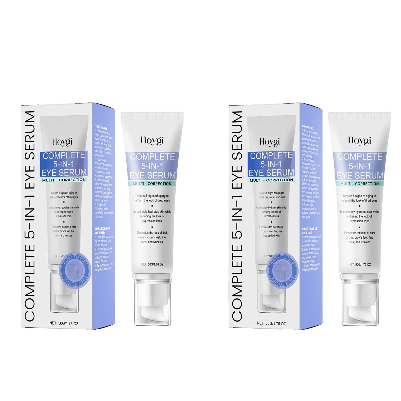 Hoygi Collagen 5-in-1 Eye Cream – Dark Circles & Firming Firming Eye Cream Zpaxo 2 x 50g Boxed