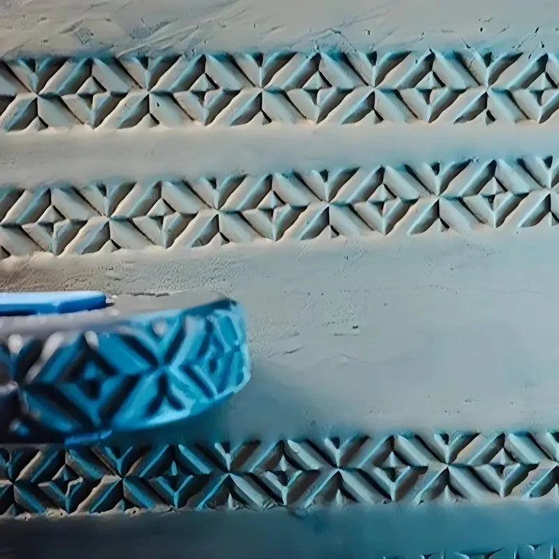 Egyptian-Inspired Relief Rolling Tool Clay Texture Wheel Clay Stamp Roller Pottery Making Tools DIY Handcrafts, Arts & Crafts Zpaxo