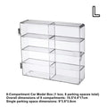 CM8-grid Acrylic Storage Rack Creative Toys Gifts Transparent Display