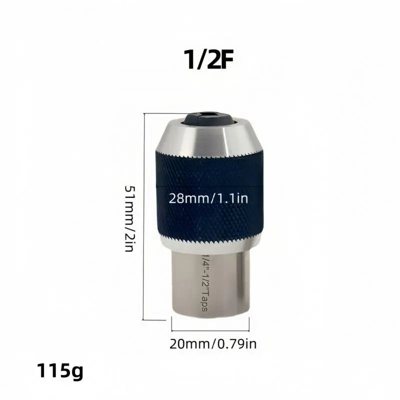 Tap Socket 1 2 8 Square Sockets Adapter M3-M12 Adjustable Ratchet Zpaxo A2