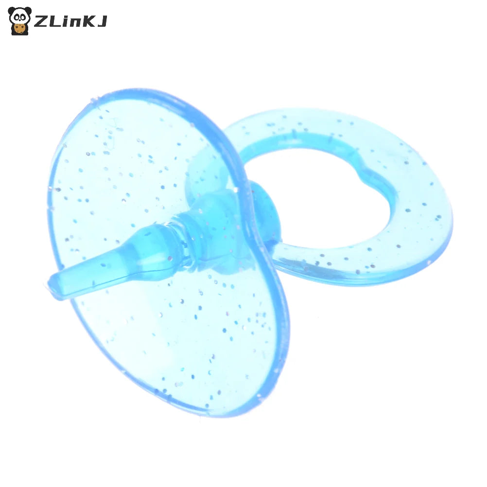 ▶Baby Doll Pacifier Play House Supplies Dollhouse Feeding Nursery Room Toy Color Random 2Pcs Zpaxo