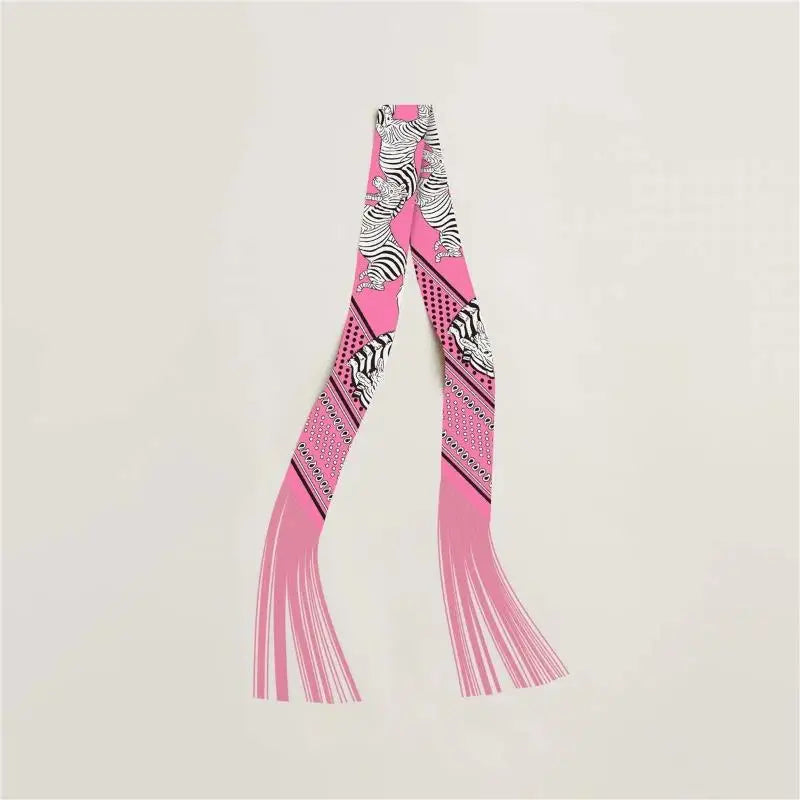130x5cm Tassel Europe Spring Cashew Nut Women's Decorative Small Silk Zpaxo A11