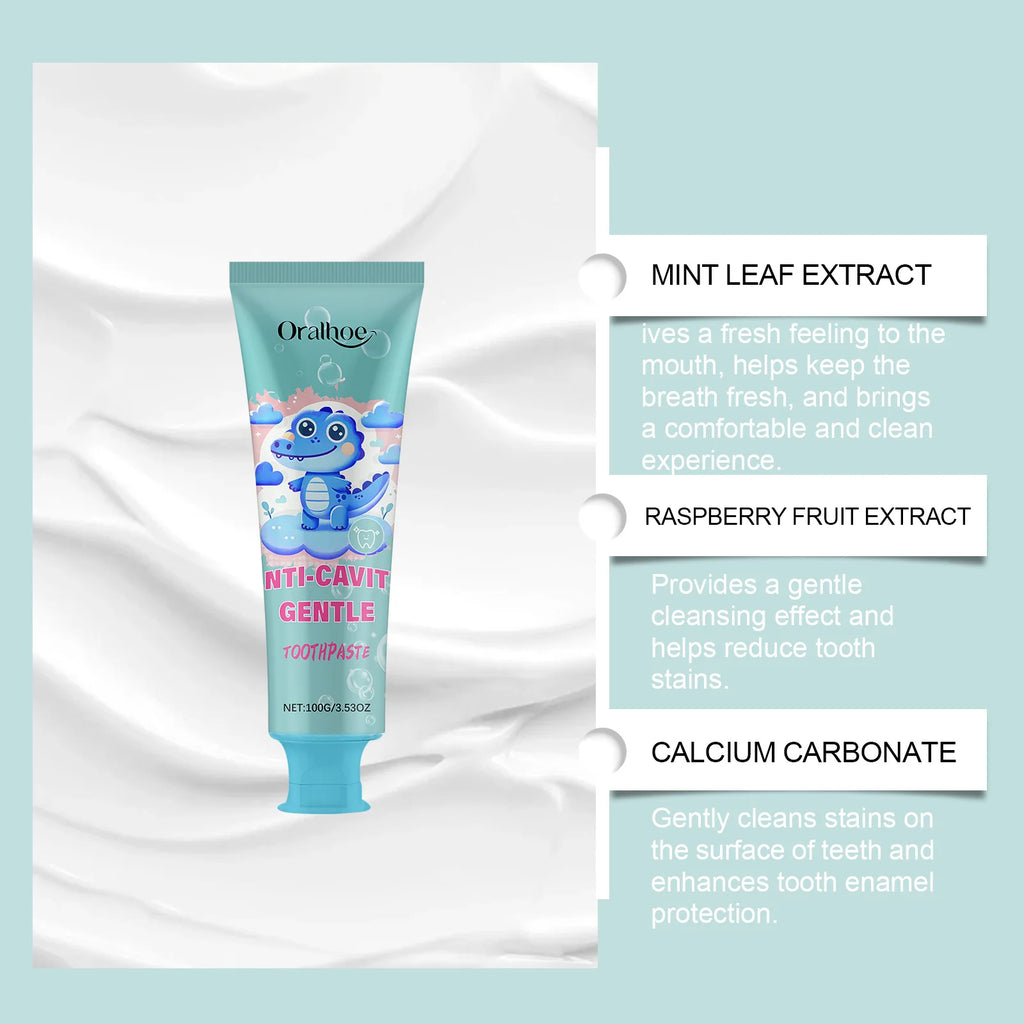 Kids Anti-Cavity Toothpaste – Enamel & Whitening for Children Kids Toothpaste Zpaxo