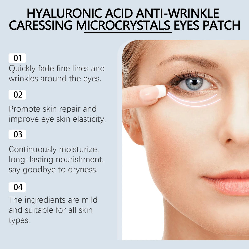 Eelhoe Micro-Needle Hyaluronic Acid Eye Patch | Anti-Wrinkle Eye Treatment Patch Zpaxo