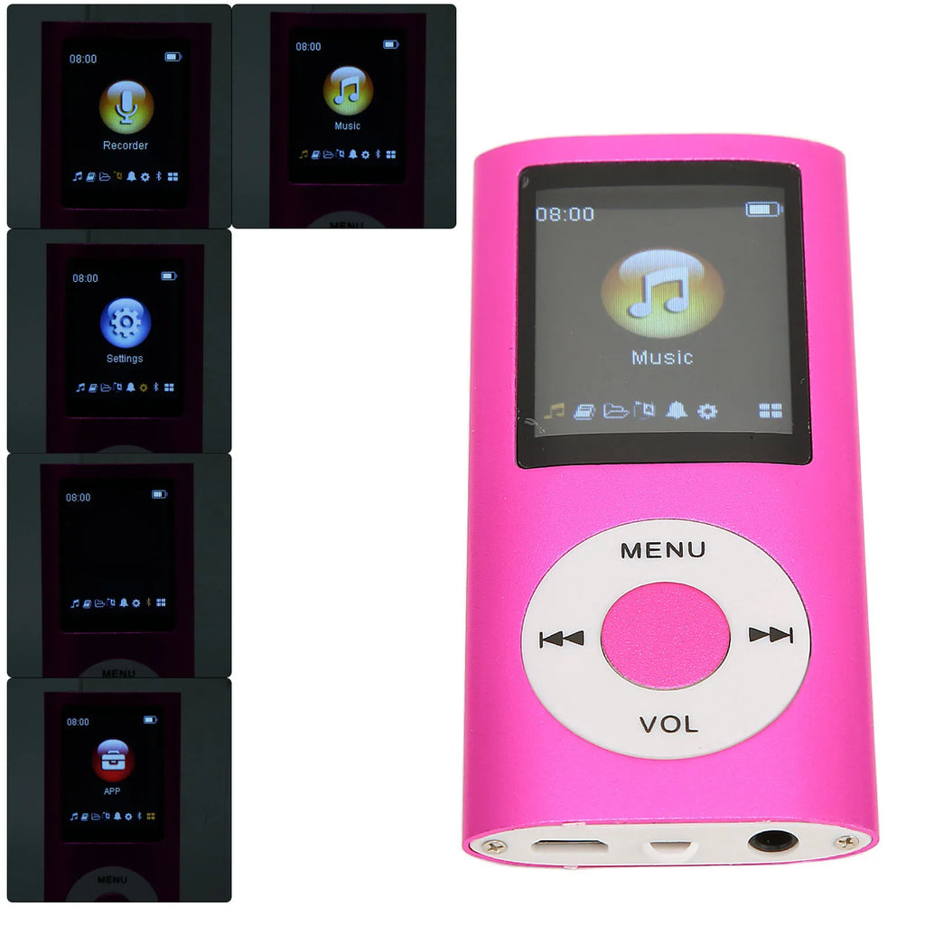 Player Support Memory Card Ultra Thin LCD MP3 Bluetooth Students