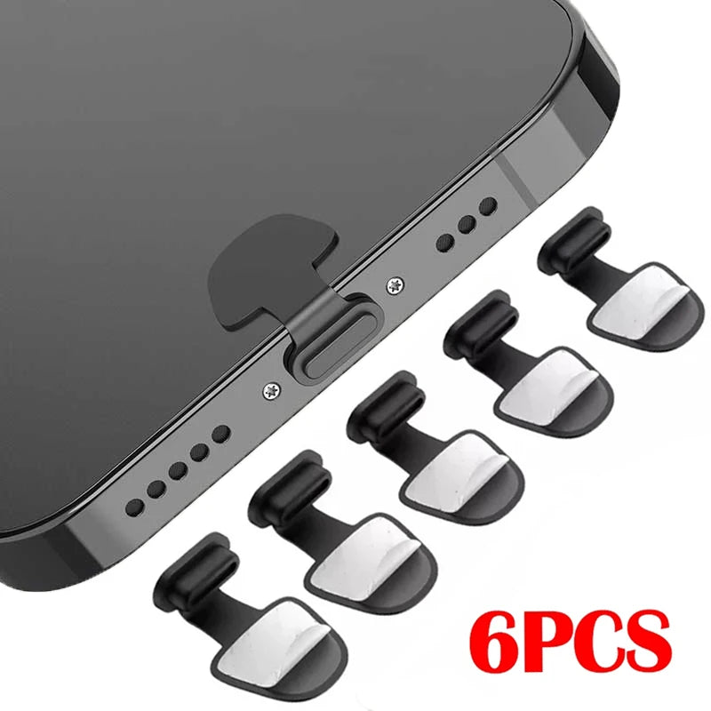 2 4 USB C Anti Loss Dust Plugs Charging Port Cover Iphone 14 13 Max 7